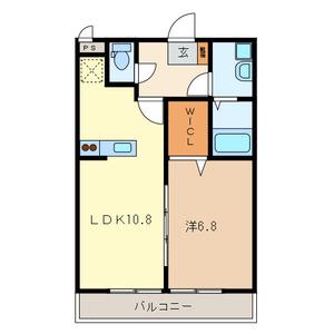 グランルミエール(1LDK/3階)の間取り写真