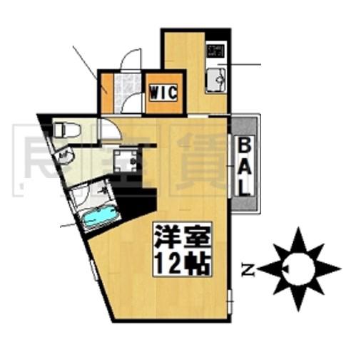 ARIETTA(1K/5階)の間取り写真