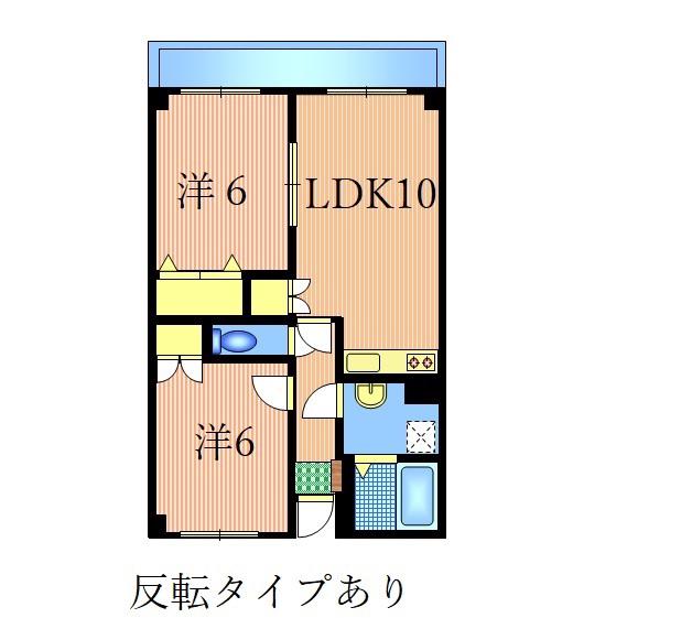 プリムヴェール(2LDK/3階)の間取り写真