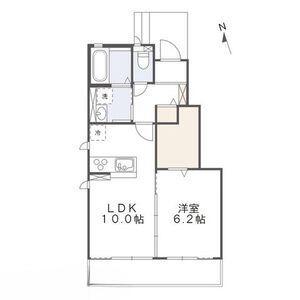 コティクオーレ(1LDK/1階)の間取り写真