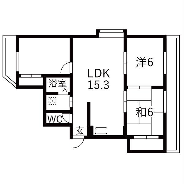 インテグラフェニックスI(3LDK/3階)の間取り写真