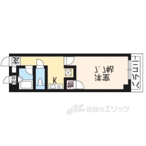 ユーピーディービル(1K/3階)の間取り写真