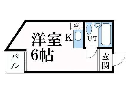 プチメゾンSENBA(ワンルーム/4階)の間取り写真