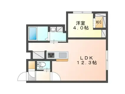 A-STELLA エーステラ(1LDK/2階)の間取り写真