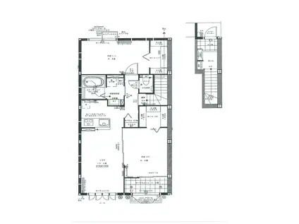 カーサ・デル・ソーレ八幡(2SLDK/2階)の間取り写真