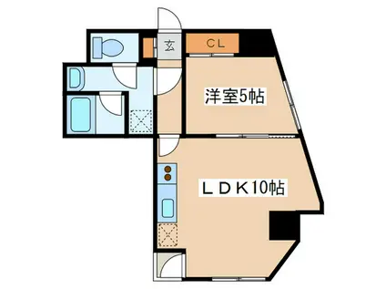 パルテール(1LDK/2階)の間取り写真