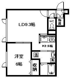 グランピア8-W4(1LDK/1階)の間取り写真