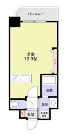 YOUSIII番館(ワンルーム/4階)の間取り写真
