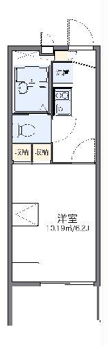 レオパレスINAGAMI(1K/1階)の間取り写真