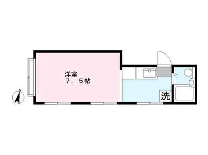 メゾンオーバ(ワンルーム/3階)の間取り写真