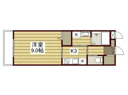 FIORE RICCO(1K/2階)の間取り写真