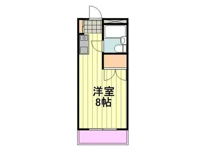 ウィステリア国立(ワンルーム/1階)の間取り写真