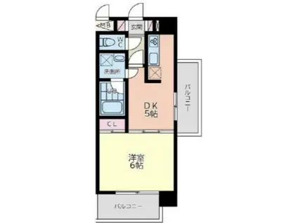 アーク西八王子レジデンス(1DK/3階)の間取り写真