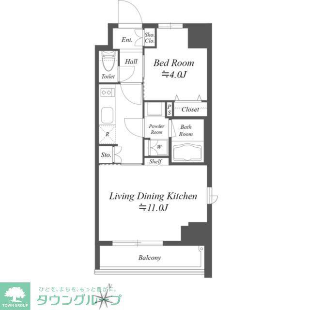 GRAN PASEO 笹塚(1LDK/7階)の間取り写真