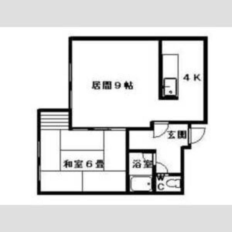 アーバンクリスタル(1LDK/1階)の間取り写真