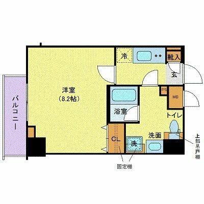 レグゼ文京白山(1K/3階)の間取り写真