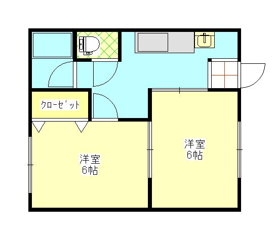 CIRCLE GIVE BLACK EDITON(2K/2階)の間取り写真