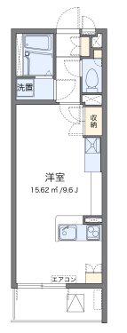 レオネクストレーヴ(ワンルーム/1階)の間取り写真