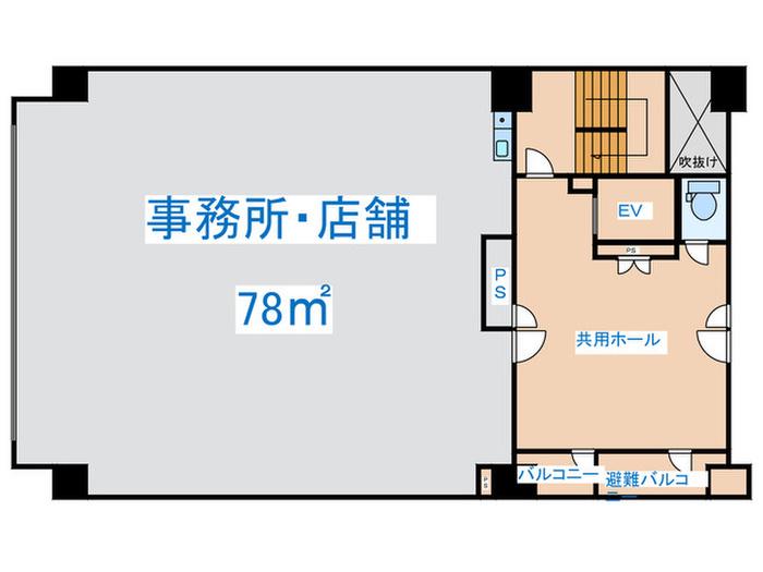 URBAN TERRACE ODAWARA(ワンルーム/2階)の間取り写真