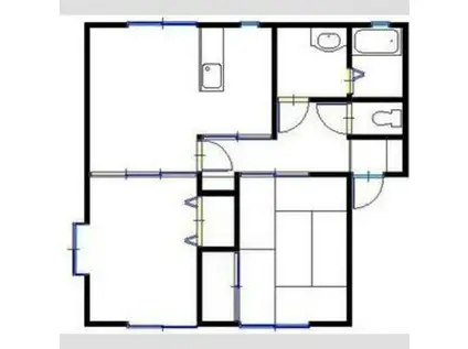 サンビレッジ東南(2LDK/2階)の間取り写真
