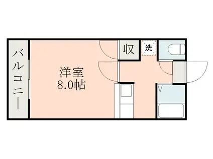 プレミールメゾン(1K/1階)の間取り写真