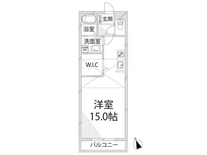 メゾンドフィールド(ワンルーム/2階)の間取り写真
