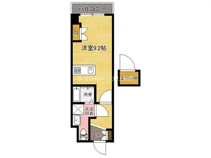 NO70 HARBOR サウス TOWER(1DK/20階)の間取り写真