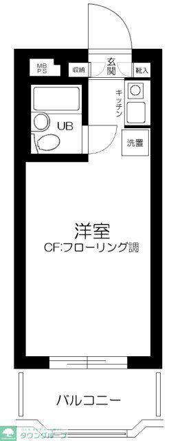 セントヒルズ上北沢(ワンルーム/2階)の間取り写真