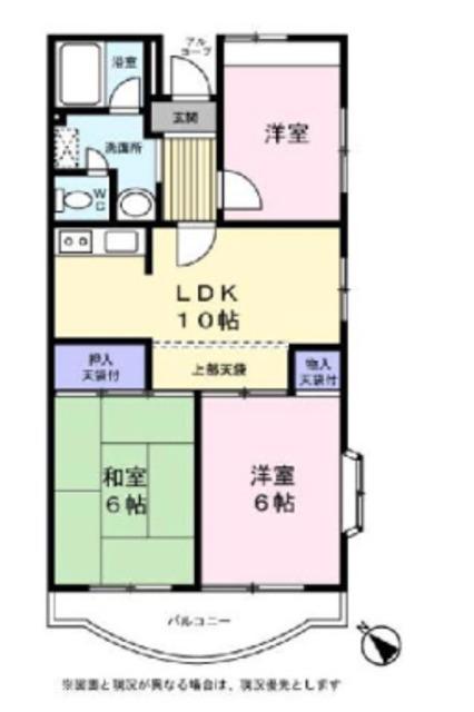 プルニエ・ドミール(3LDK/2階)の間取り写真