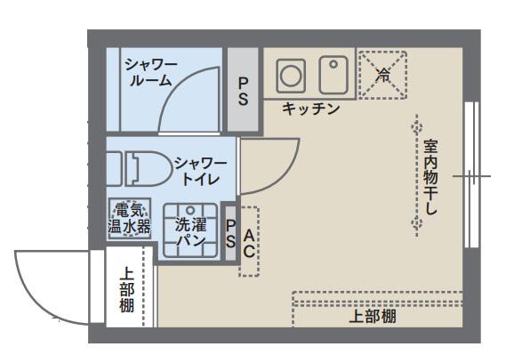 COCOFLAT HEIWAJIMAココフラット平和島(ワンルーム/2階)の間取り写真
