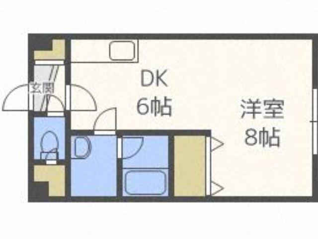 ル・クラシック33(1LDK/3階)の間取り写真
