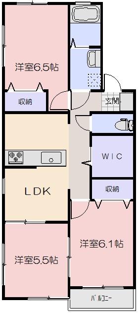 SMART LIFE(3LDK/1階)の間取り写真
