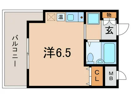 マンションくすのきの丘(ワンルーム/4階)の間取り写真