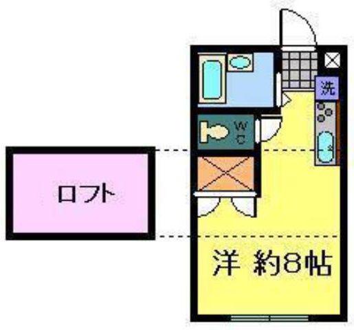 NAKAZU(ワンルーム/1階)の間取り写真
