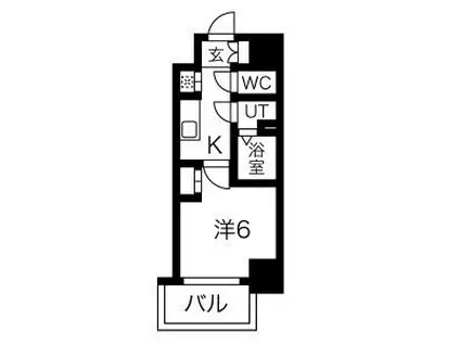 エステート金山(1K/2階)の間取り写真