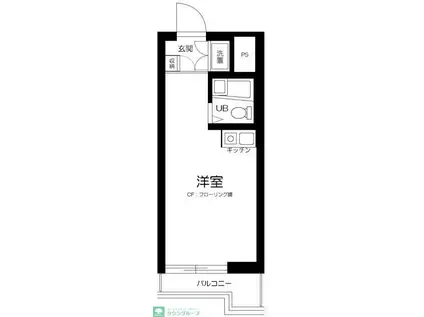 メインステージ井荻駅前(ワンルーム/1階)の間取り写真