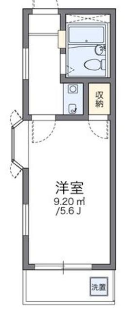 レオパレス5&5(1K/2階)の間取り写真