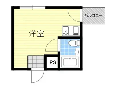 アーバンシティ岸里PART2(ワンルーム/6階)の間取り写真