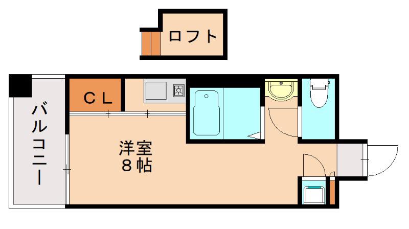 GC21.NETビル(ワンルーム/2階)の間取り写真
