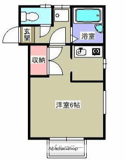 さくらハウス(1K/2階)の間取り写真