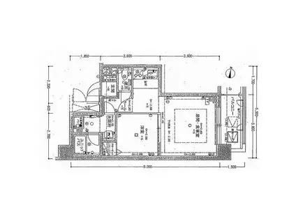 ライオンズマンション北大前(1LDK/3階)の間取り写真