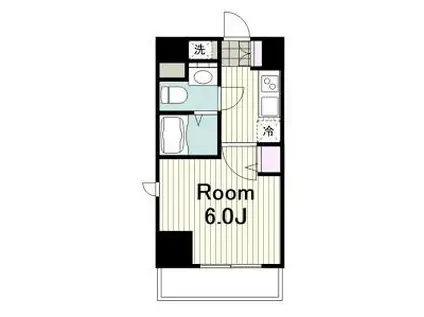 LES横濱鶴見中央弐番館(1K/7階)の間取り写真