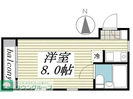 メゾン・ド・マニエール(ワンルーム/4階)の間取り写真