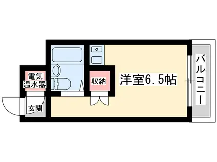 ネオハイツ新淀川(ワンルーム/2階)の間取り写真