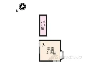 今出川シェアハウス(1K/2階)の間取り写真