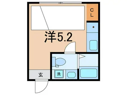 HJ PLACE 下北沢(ワンルーム/3階)の間取り写真