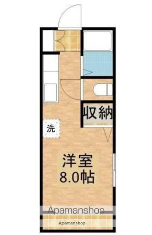 ハイツHUEM(ワンルーム/3階)の間取り写真