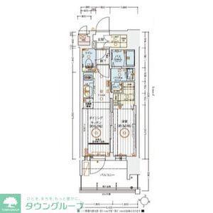 エステムコート名古屋セントリア(1DK/13階)の間取り写真
