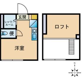 高円寺プレイス(ワンルーム/1階)の間取り写真