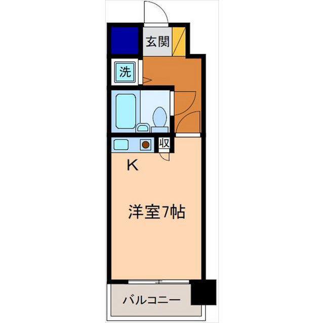 朝日プラザ松任 3階(ワンルーム/3階)の間取り写真